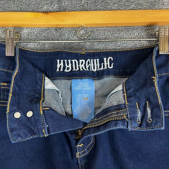 Hydraulic Jeans Nolita Mid Rise Curvy Short Womens Size 6W Stretch 26in Waist - Picture 7 of 8